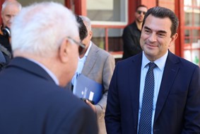 Ο Κώστας Σκρέκας συνόδευσε τον πρωθυπουργό στο Άγιον Όρος